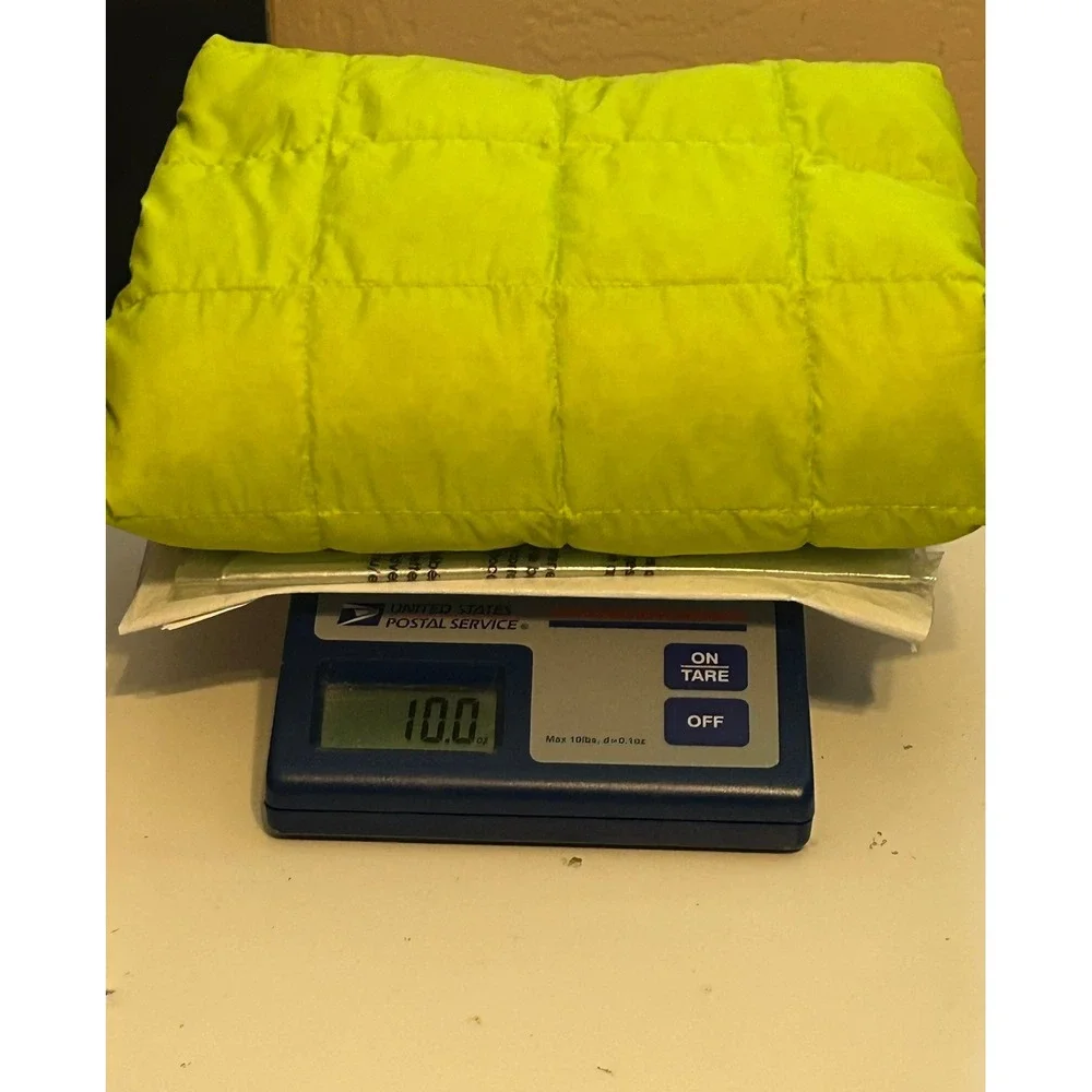 Marmot Kids Neon Lime Green Quilted Full Zip Puffer Jacket Small S/P